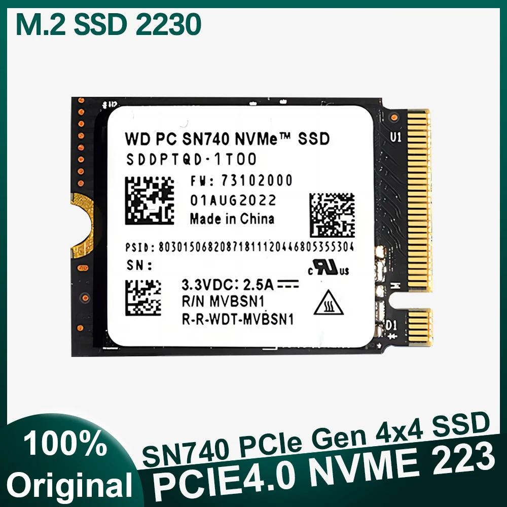   SSD  SN740, 2TB NVMe PCIe 4.0 M.2 2230,  ũ α ٸ GPD ǽ Ʈ º ̴ PC ǻͿ